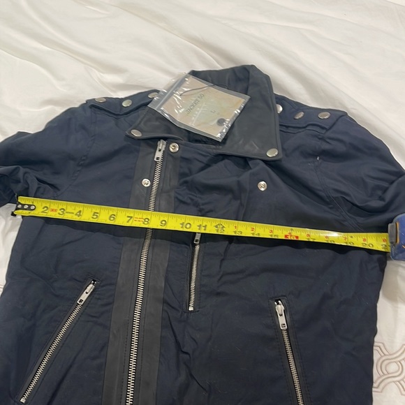 BLK DNM Black Trim Leather Jacket - Picture 6 of 6